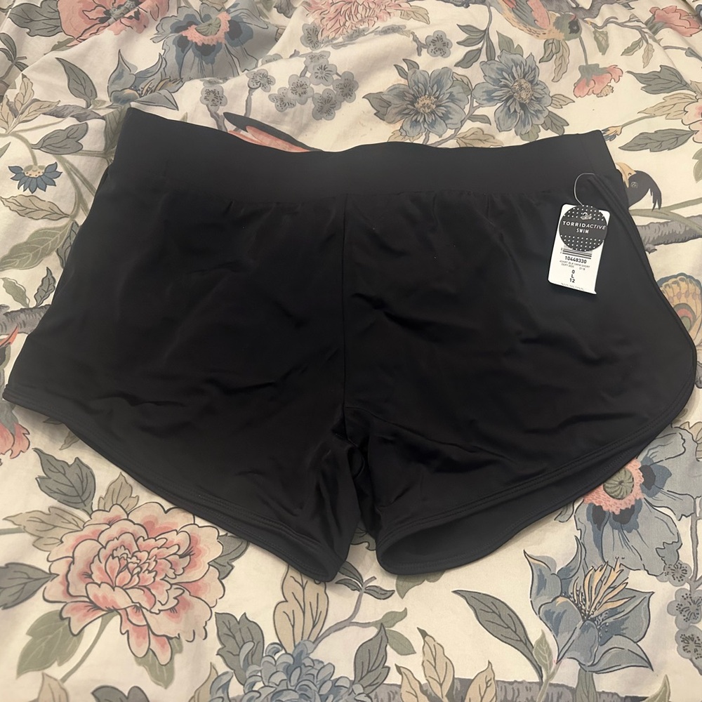 Women's Black Swim Shorts